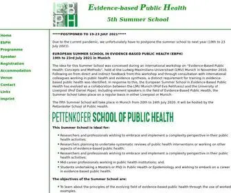 Evidencebasedpublichealth.de(Evidence-based Public Health) Screenshot