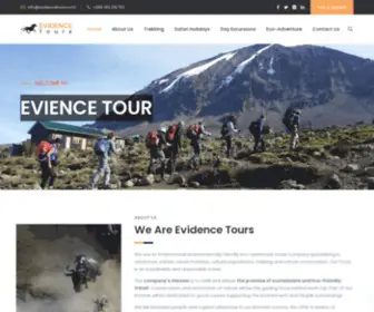 Evidencetours.com(Home Main) Screenshot