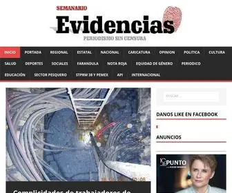 Evidenciasmx.com(Periodismo sin Censura) Screenshot