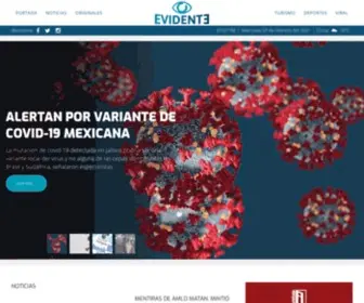 Evidente.mx(Noticias de México en inglés) Screenshot