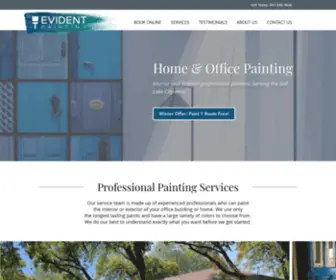 Evidentpainting.com(Home Painting) Screenshot