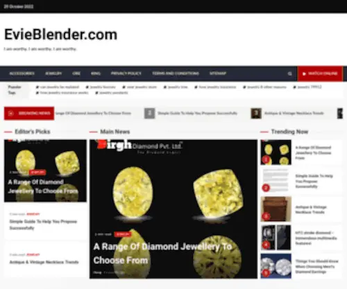 Evieblender.com(Evieblender) Screenshot