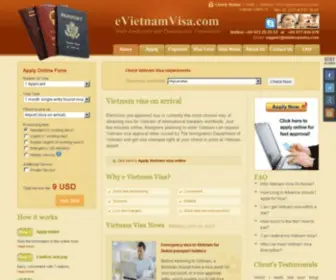 Evietnamvisa.com(The Emergency or Urgent e) Screenshot