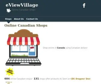 EviewVillage.com(Directory of Online Canadian Shops) Screenshot