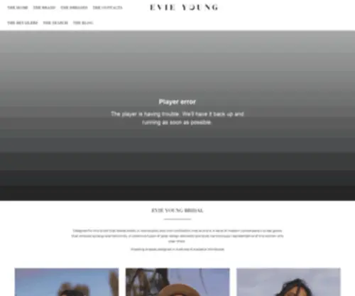 Evieyoung.com(Wedding dresses designed for the bride unbound by monotony. A collection) Screenshot