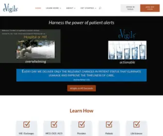 Evigils.com(Where Patient Care Starts) Screenshot