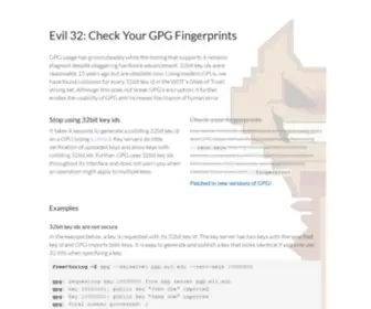 Evil32.com(Evil 32) Screenshot