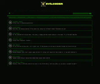 Evilc0Der.net(R57 shell) Screenshot