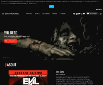 Evildead-Movie.com(EVIL DEAD) Screenshot