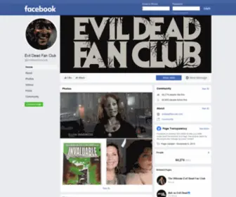 Evildeadfanclub.com(Evildeadfanclub) Screenshot