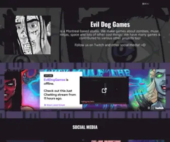 Evildoggames.com(Evil Dog Games) Screenshot