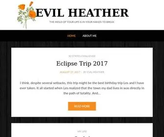 Evilheather.com(The mold of your life is in your hands to break) Screenshot