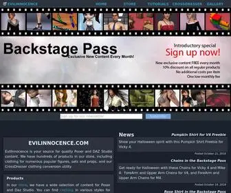 Evilinnocence.com(Evilinnocence) Screenshot