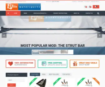 Evillamotorsports.com(Evilla motorsports) Screenshot
