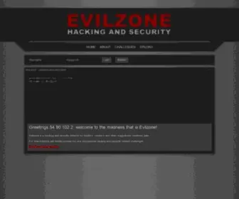 Evilzone.org(Hacking and Security Network) Screenshot