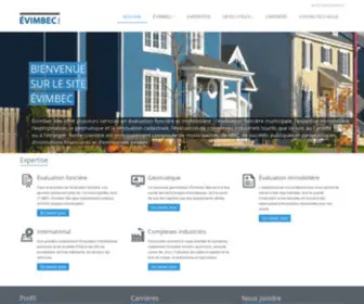 Evimbec.ca(Évimbec) Screenshot