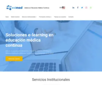 Evimed.net(Educación Online para Profesionales de la Salud) Screenshot