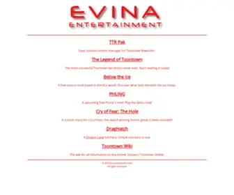 Evinext.com(Evina Entertainment) Screenshot