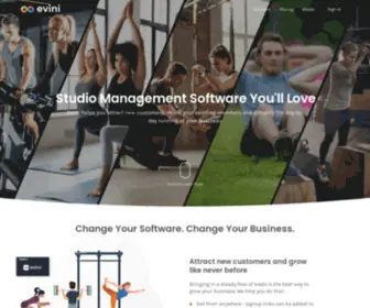 Evini.com(Gym, Fitness and Studio Management Software You'll Love) Screenshot