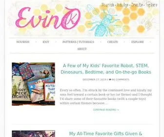 Evinok.com(Crafting a Creative Life) Screenshot