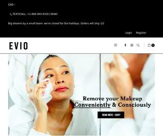 Eviobeauty.com(Evio Beauty) Screenshot