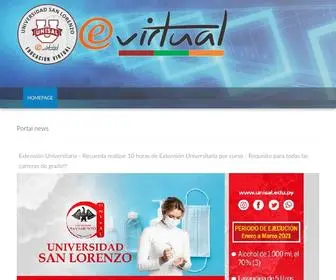 Evirtual-Unisal.edu.py(UNISAL) Screenshot