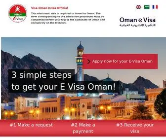 Evisa-Oman.com(Evisa Oman Official Visa Apply Now for your electronic visa officiel) Screenshot