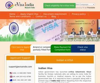 Evisaindia.com(Indian Visa Online) Screenshot