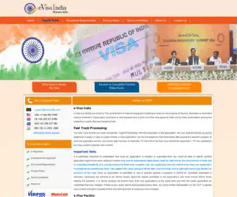 Evisaindia.org.in(Evisaindia) Screenshot