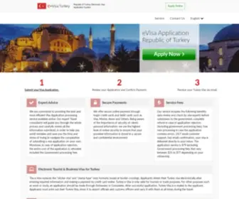 Evisasonline-Turkey.com(E-Visa Turkey) Screenshot