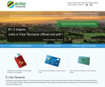 Evisatanzanie.com(Evisa Tanzanie : Demandez en ligne votre visa électronique) Screenshot