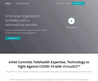 Evisit.com(Telemedicine Provider & Platform for Physicians) Screenshot