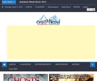 Evisitnepal.com(Home) Screenshot
