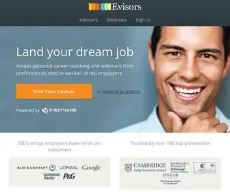 Evisors.com(Welcome – Evisors) Screenshot