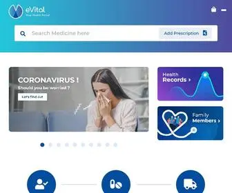 Evital.in(Your Health Portal) Screenshot