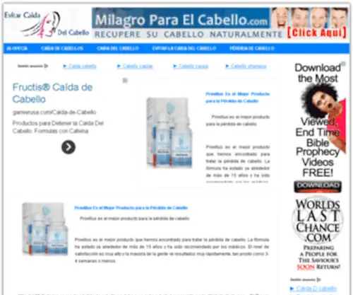 Evitarlacaidadelcabello.com(Evitar la caida del cabello) Screenshot