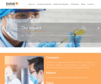 Evivebiotech.com(维护) Screenshot