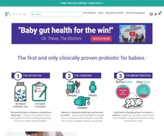 Evivo.com(Probiotics for Babies) Screenshot