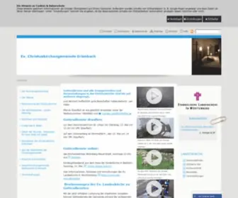Evkirche-Erlenbach.de(Evangelische Kirchengemeinde Erlenbach) Screenshot