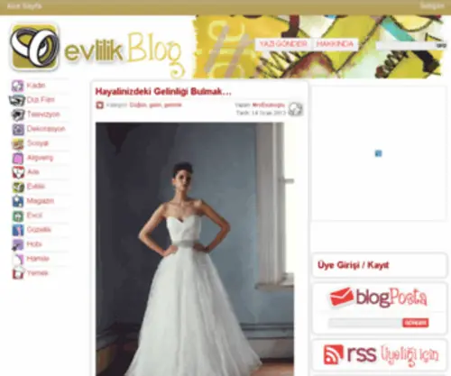 Evlilikblog.com(Evlilikblog) Screenshot