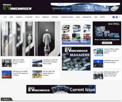 Evmechanica.com(All about Electric vehicles) Screenshot