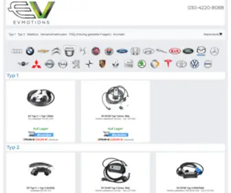 Evmotions.de(Elektroauto Ladekabel) Screenshot