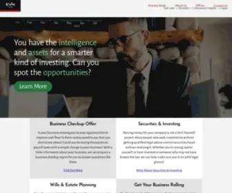 Evnlaw.com(EVN Law) Screenshot