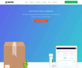 Evno.in(Create Your Online Store & Sell) Screenshot