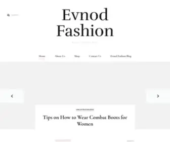 Evnodfashion.com(Evnod Fashion Blog) Screenshot