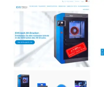 Evo-Tech.eu(Professionelle 3D Drucker für Österreich und Deutschland von EVO) Screenshot