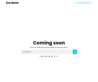 Evobandhome.com(Evo Band) Screenshot