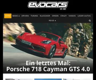 Evocars-Magazin.de(Und Tuning) Screenshot