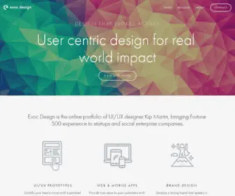 EvoCDesign.com(Kip Martin) Screenshot