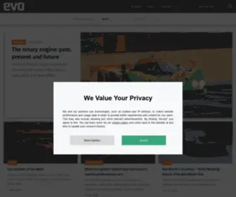 Evo.co.uk(Supercar and performance car reviews and news) Screenshot